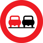 تابلوهای انتظامی راهنمایی و رانندگی- سبقت ممنوع