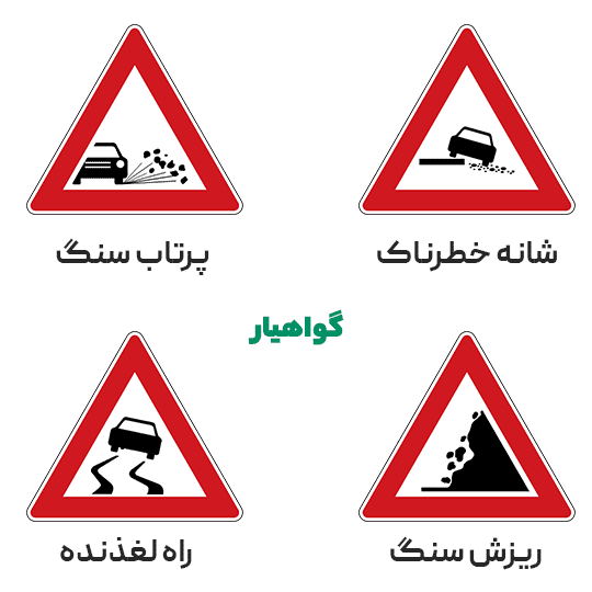 تابلوهای مشابه راهنمایی و رانندگی